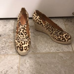 J Crew Leopard Espadrilles